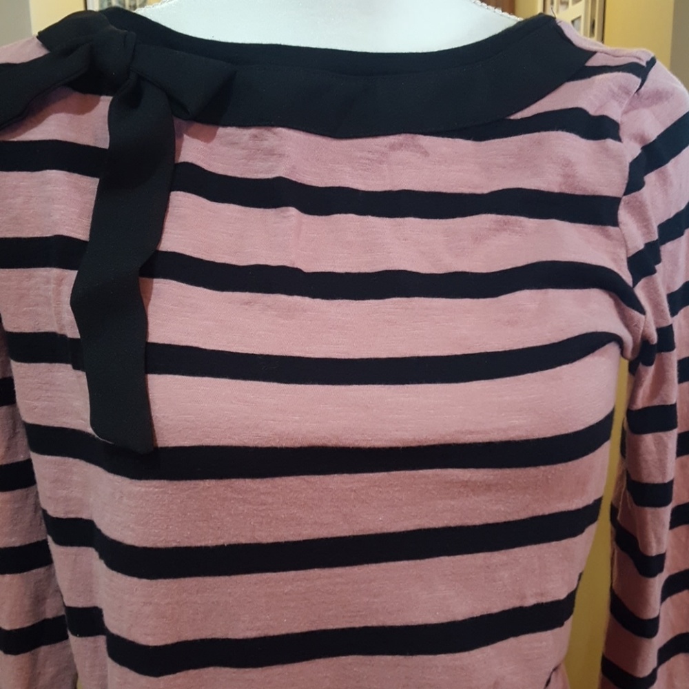 Loft Striped 3/4 Sleeve Shirt - Picture 2 of 7